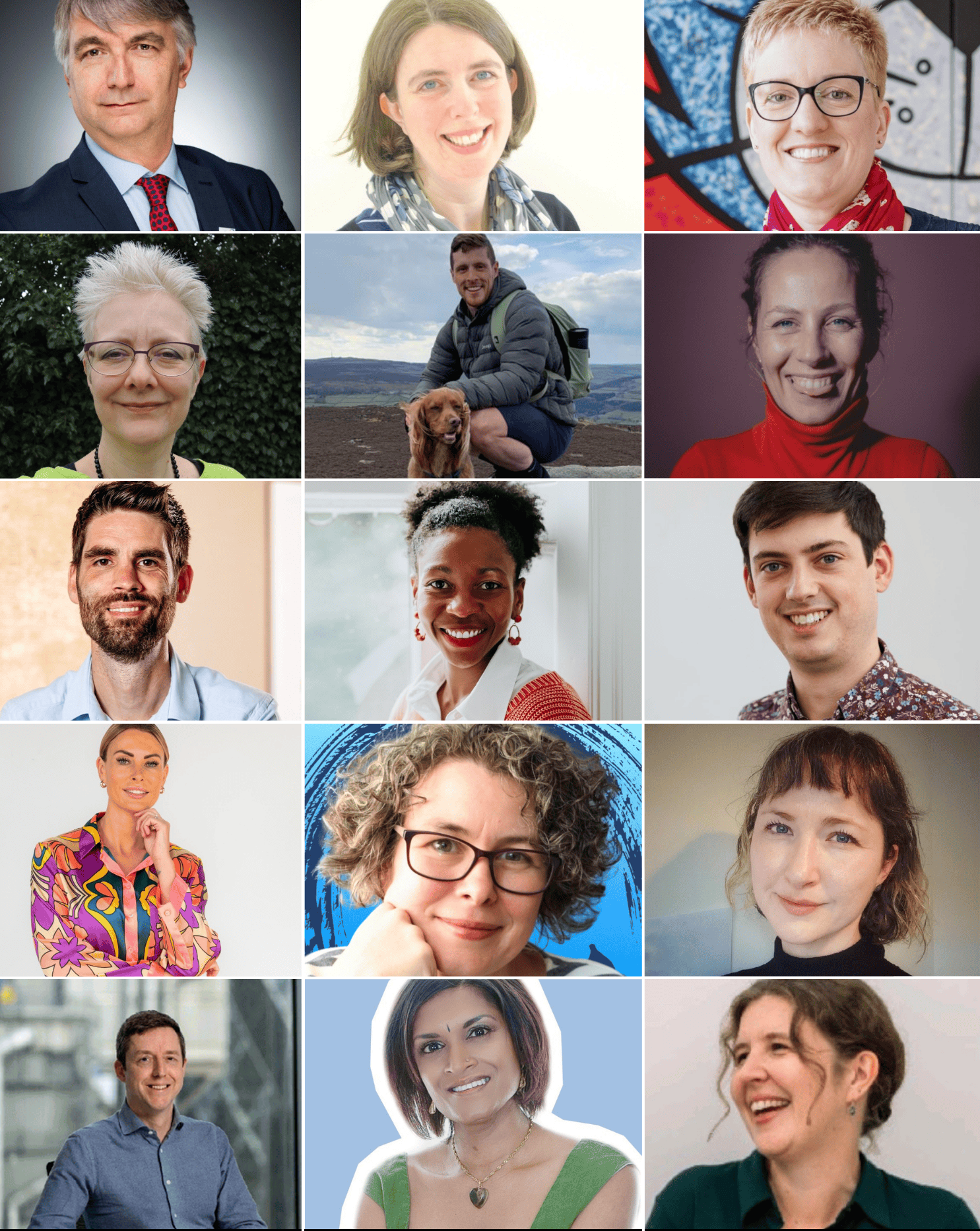 Collage of headshots showing diverse ORB members smiling, representing the organisation’s community of responsible businesses.